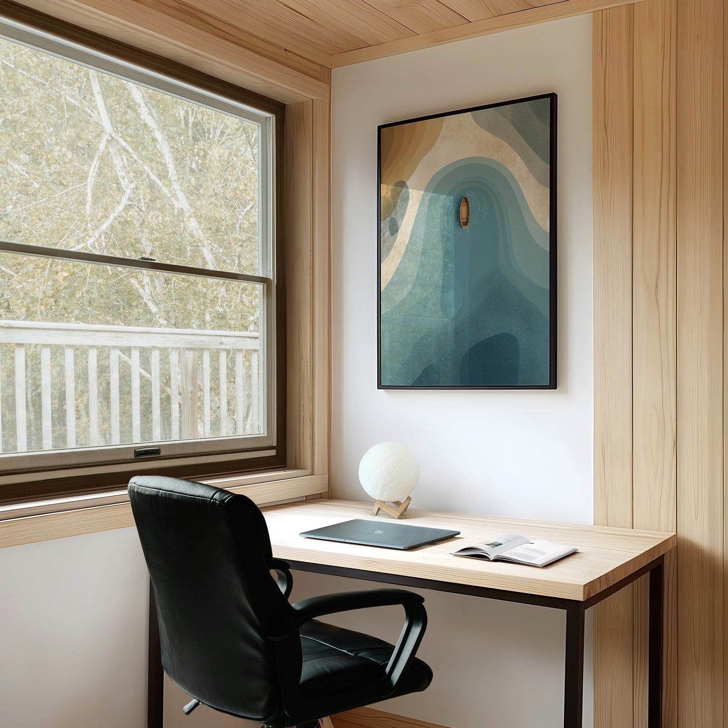 Solitude Adrift in Turquoise Canyons