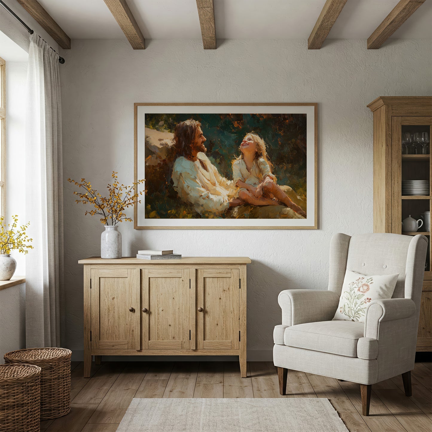 Joyful Moments in Golden Light