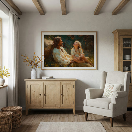 Joyful Moments in Golden Light