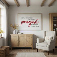 Crimson Gratitude In Modern Typography