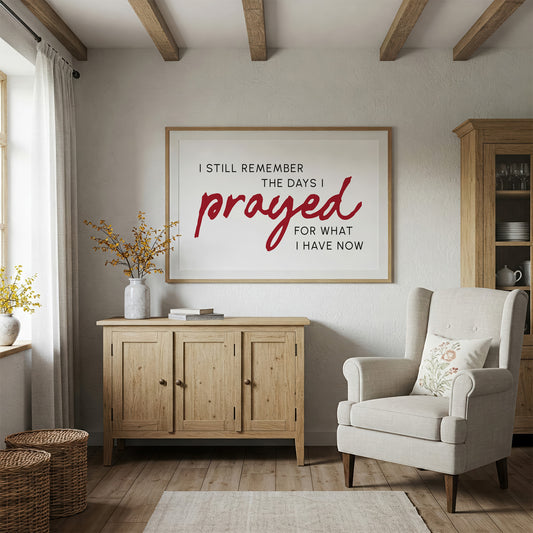 Crimson Gratitude In Modern Typography