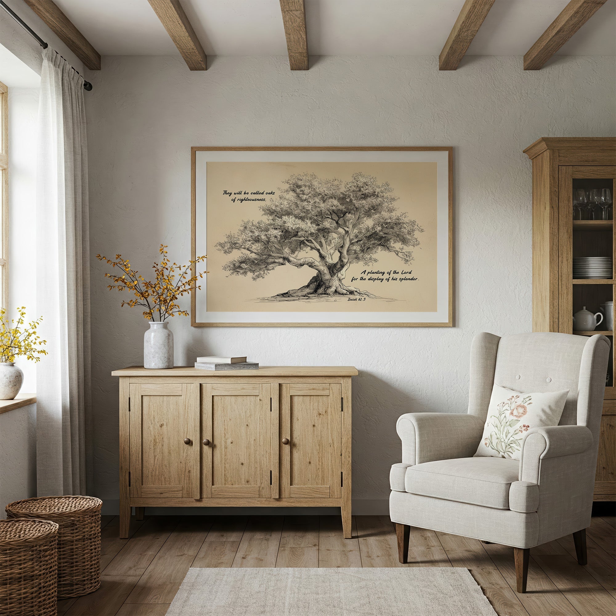 Ancient Oak Whispers Biblical Truth