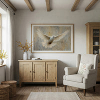Celestial Messenger in Ivory Flight