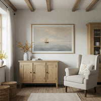 Solitude Sailing Through Ivory Waters