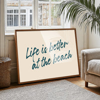 Coastal Wisdom in Brushed Teal