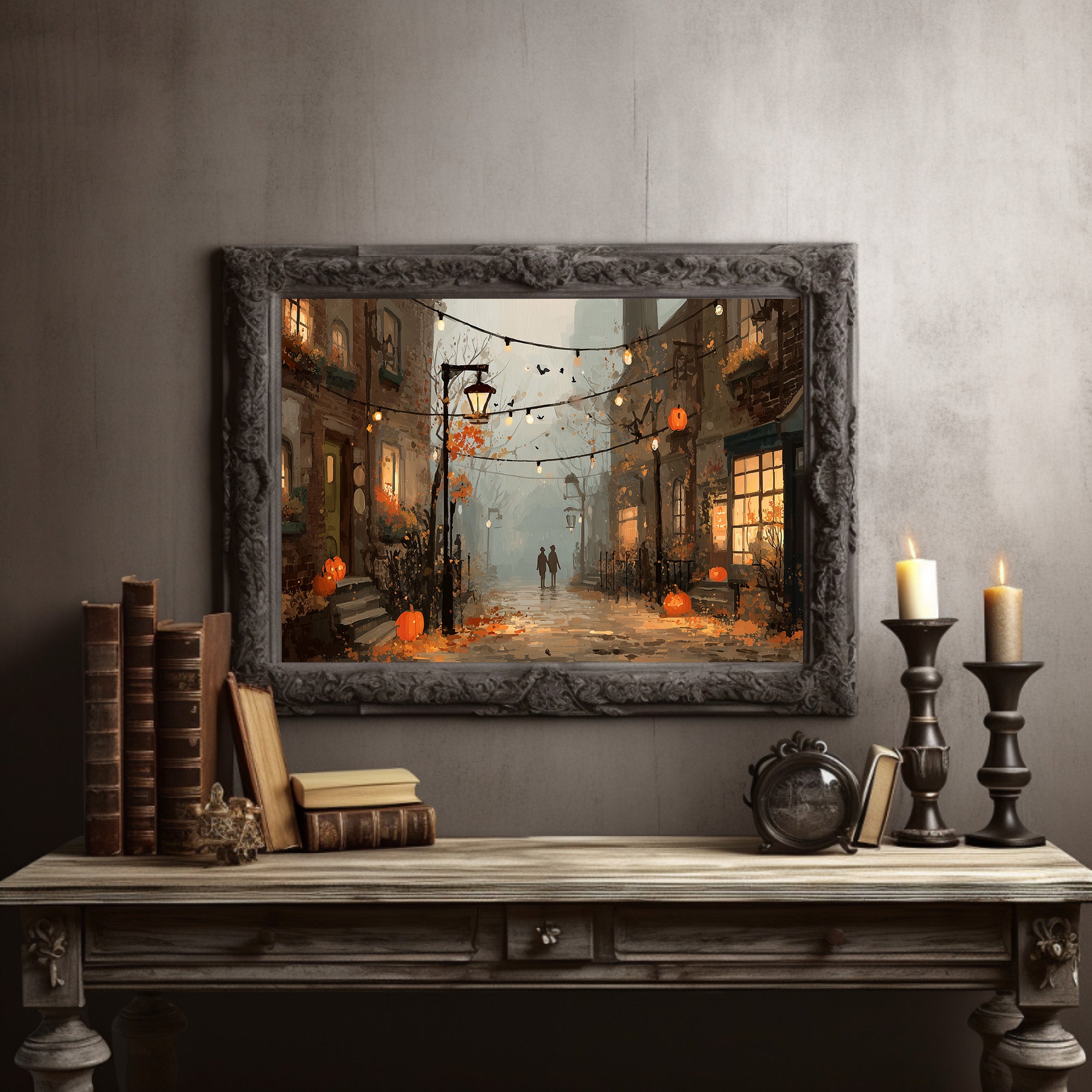 Autumn Alley Whispers Halloween Tales