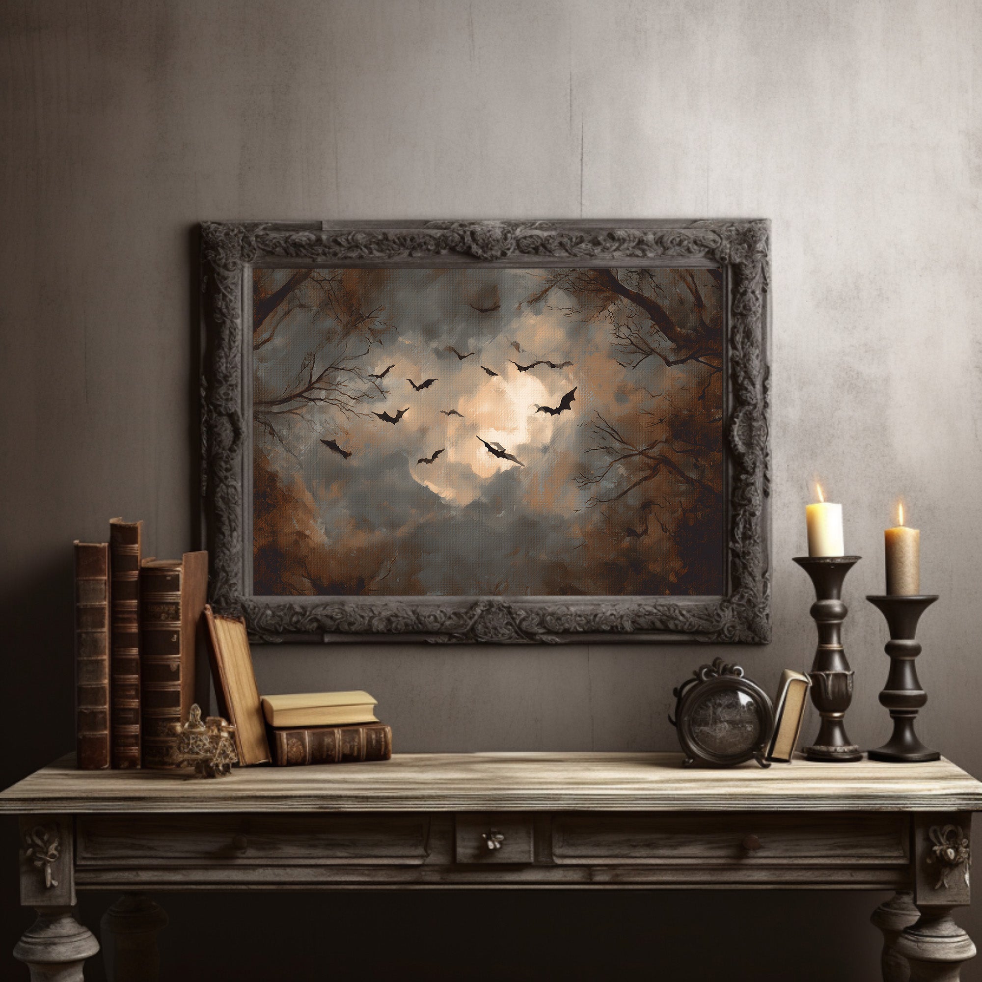 Nocturnal Symphony Through Autumn Veils
