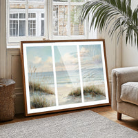 Where the Dunes Meet the Sea Triptych