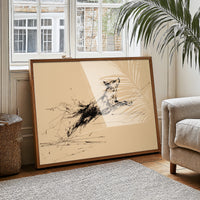 Wild Spirit Captured In Gestural Ink