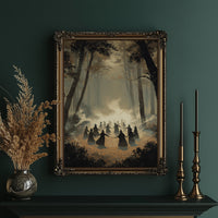 Misty Circle: Ancient Rites in Autumn Woods