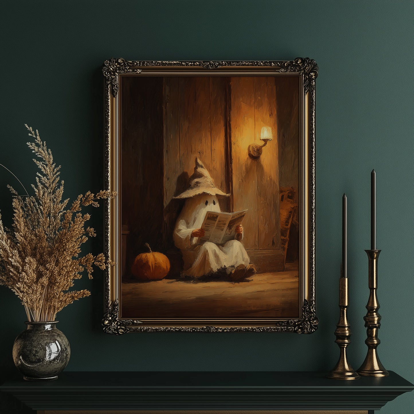 Ghostly Reader Awaits Halloween News