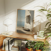 Mediterranean Whispers: Shoreline Solitude
