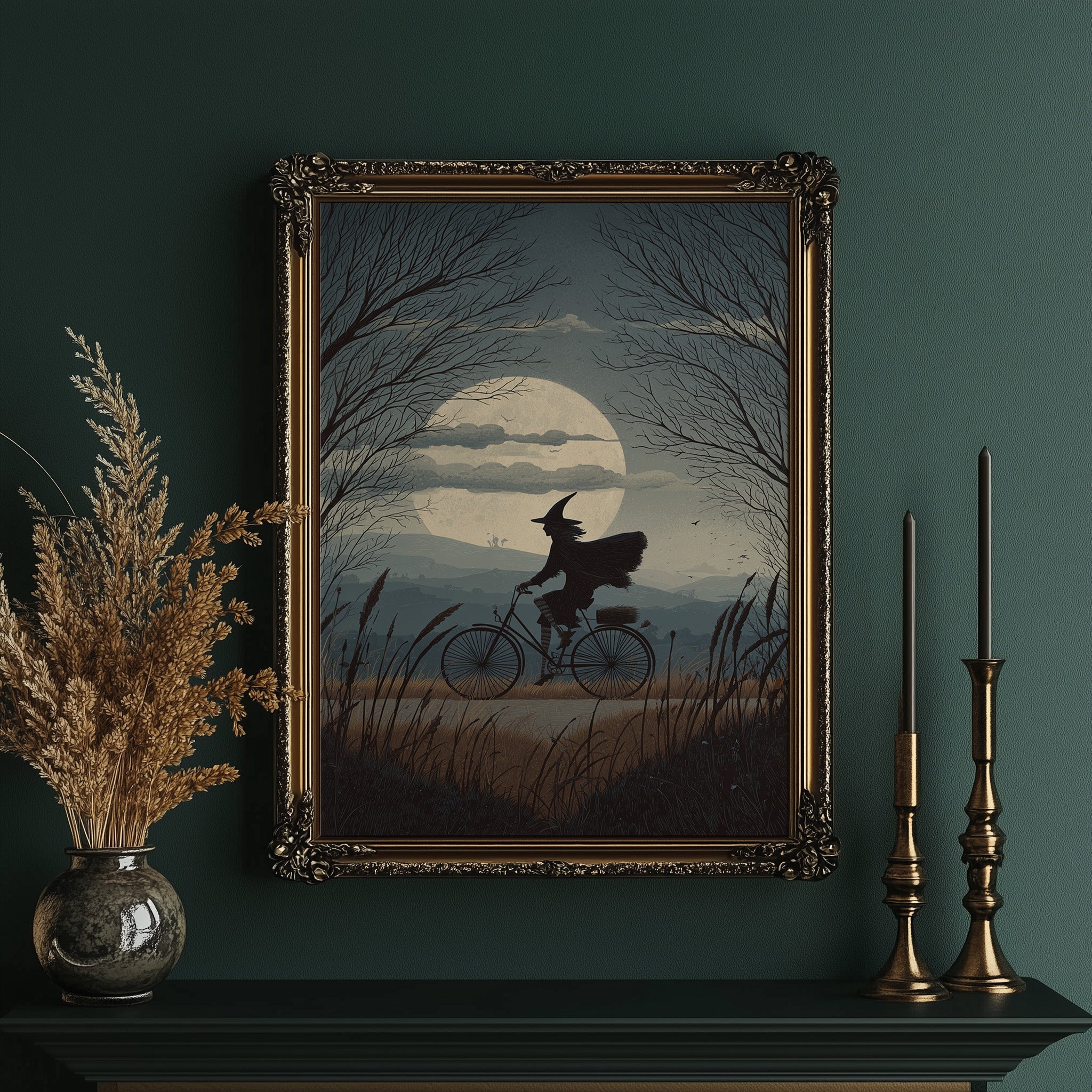 Midnight Cyclist's Mystical Journey