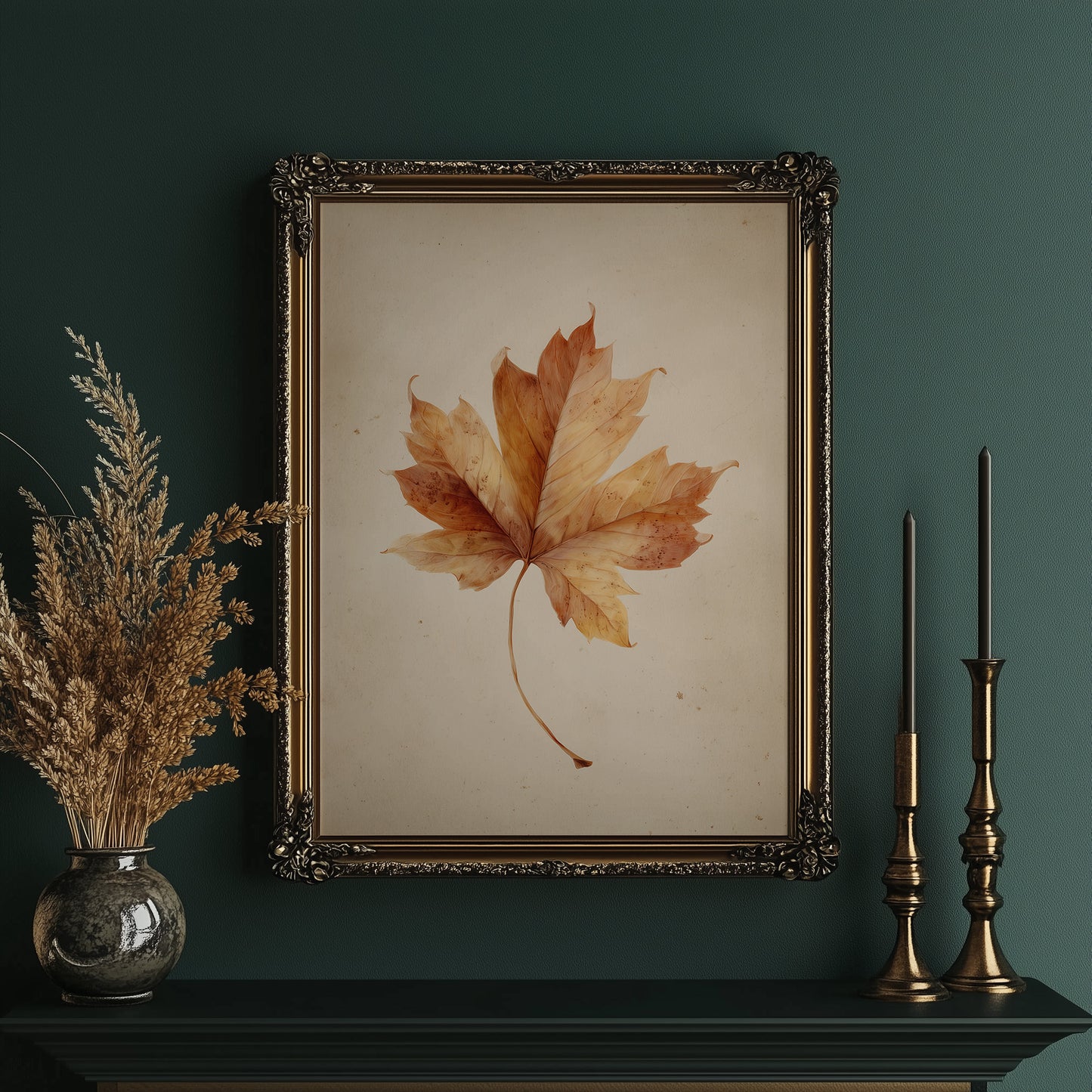 Autumn's Whisper on Parchment