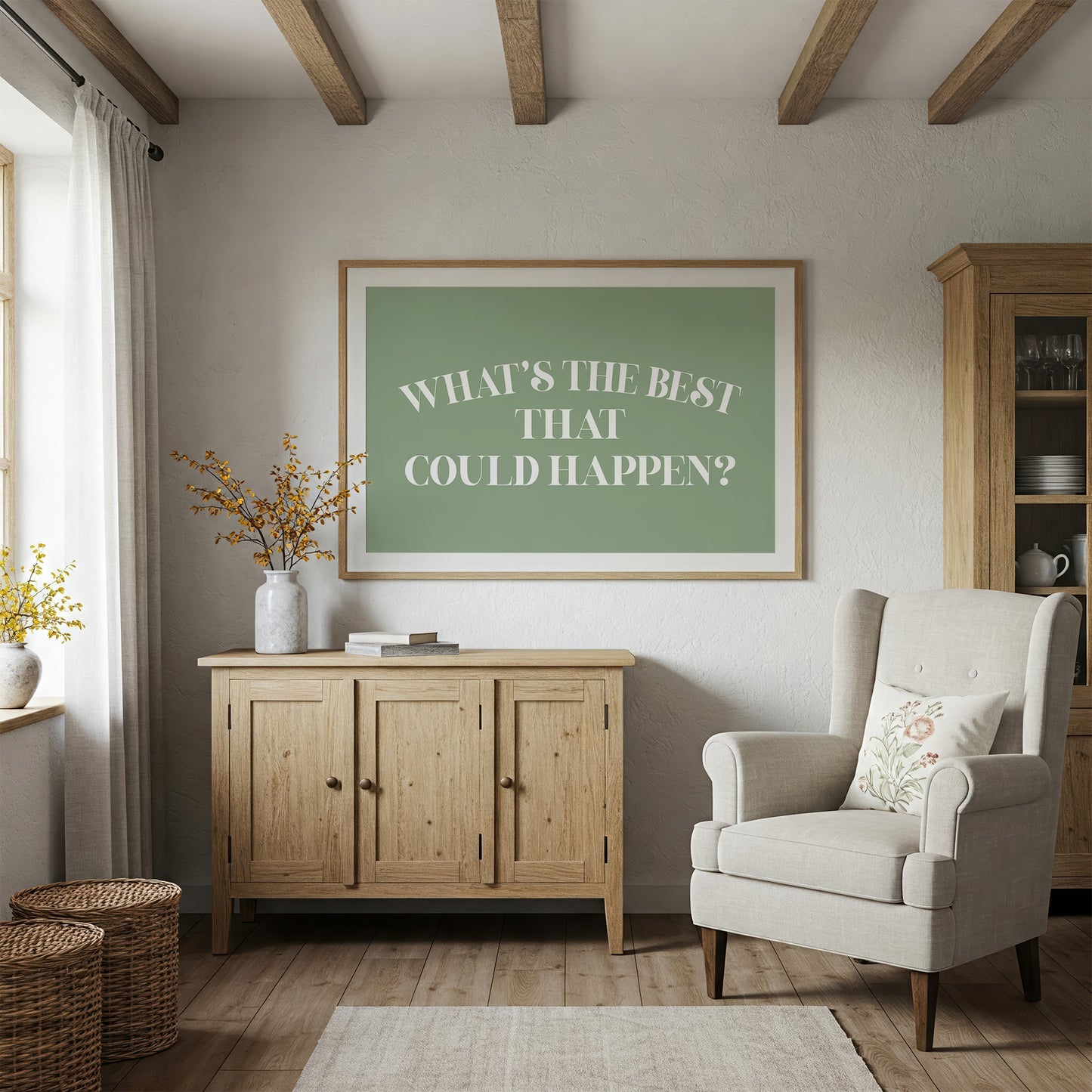 Optimistic Question In Sage Serenity