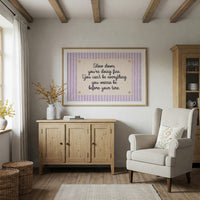 Lavender Statement: Slow Down, You’re Doing Fine