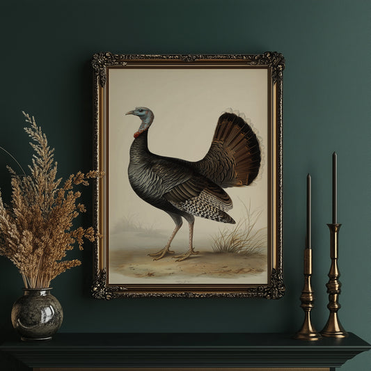Regal Wild Turkey: Portrait of American Heritage