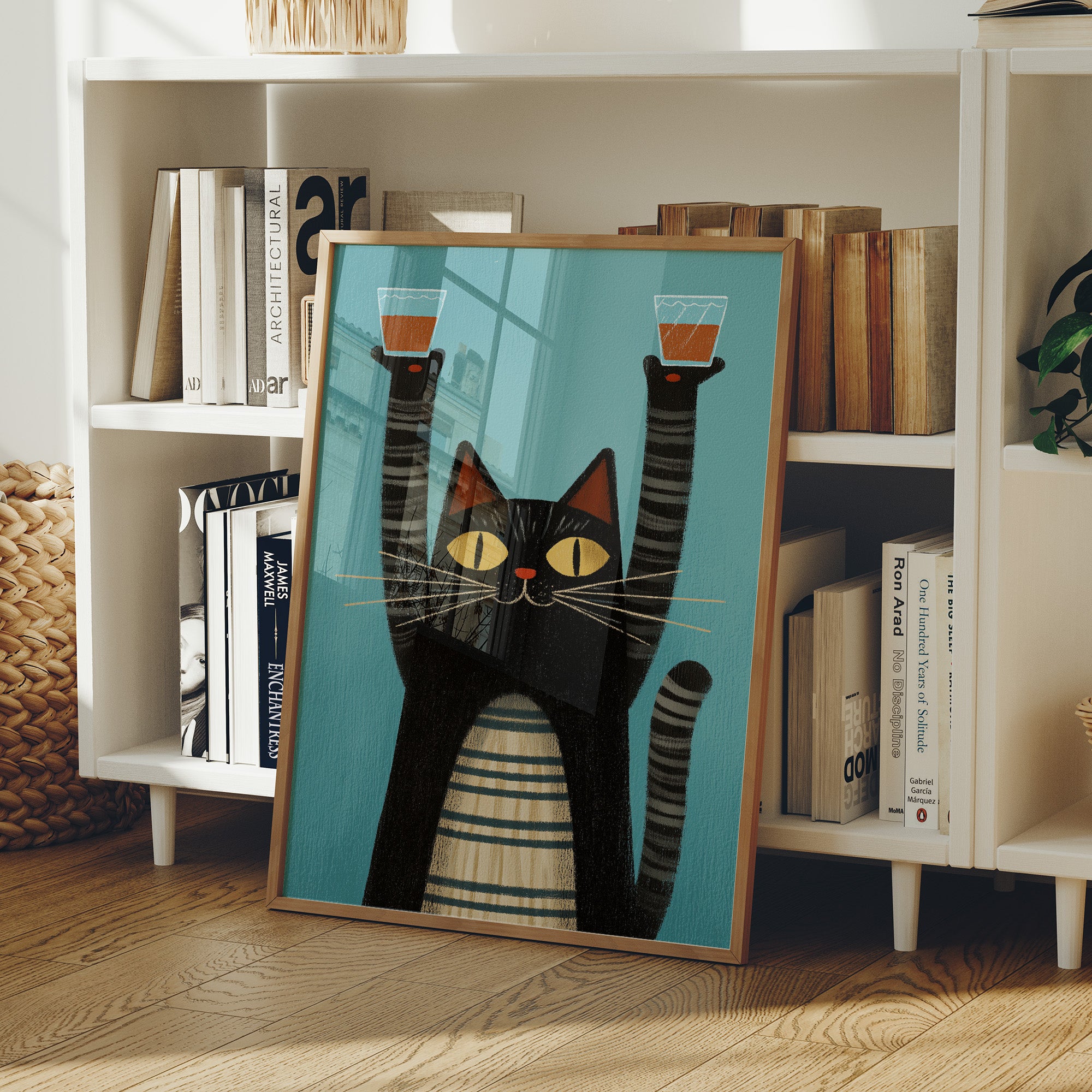 Feline Festivities: A Toast to Mischief