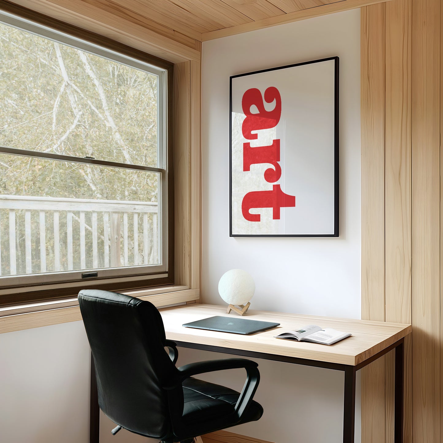 Art Crimson Typography: Vertical Declarations