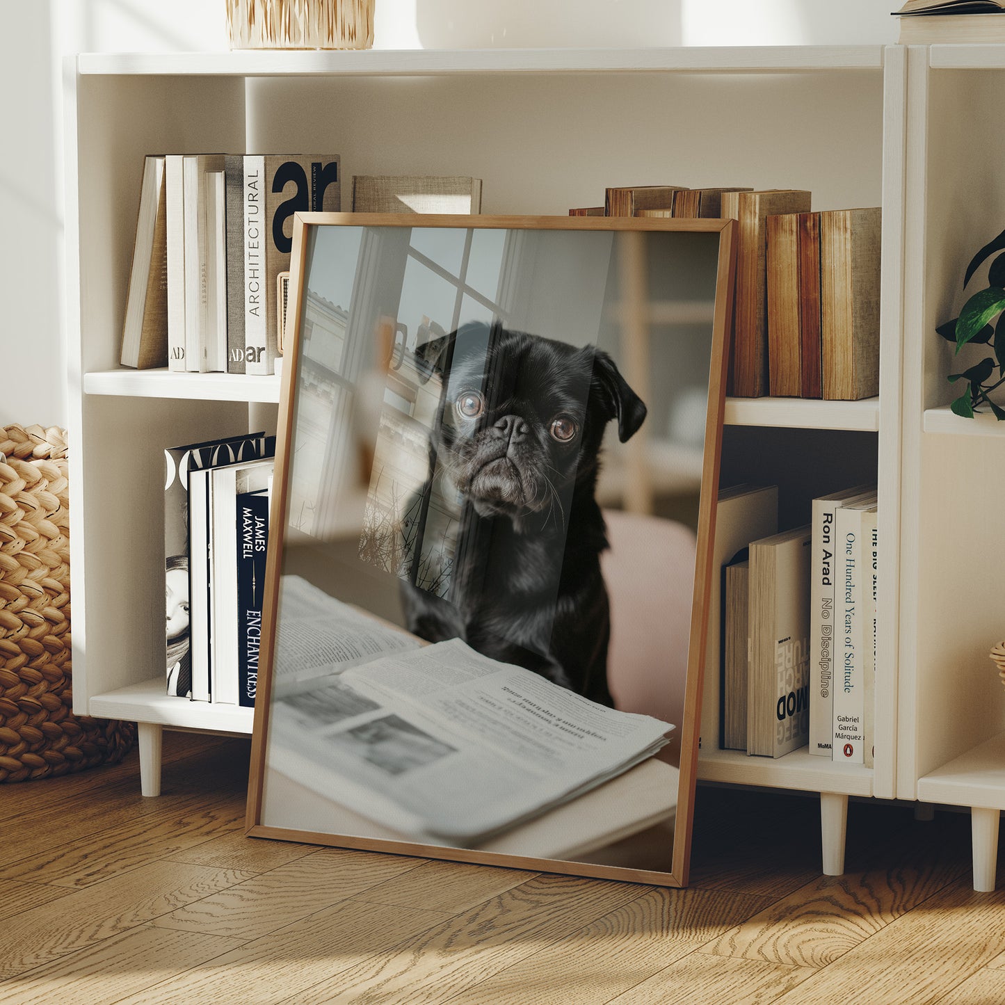 The Literary Companion: Pug's Morning Read