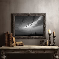 Giants Arrive Through Clouded Skies