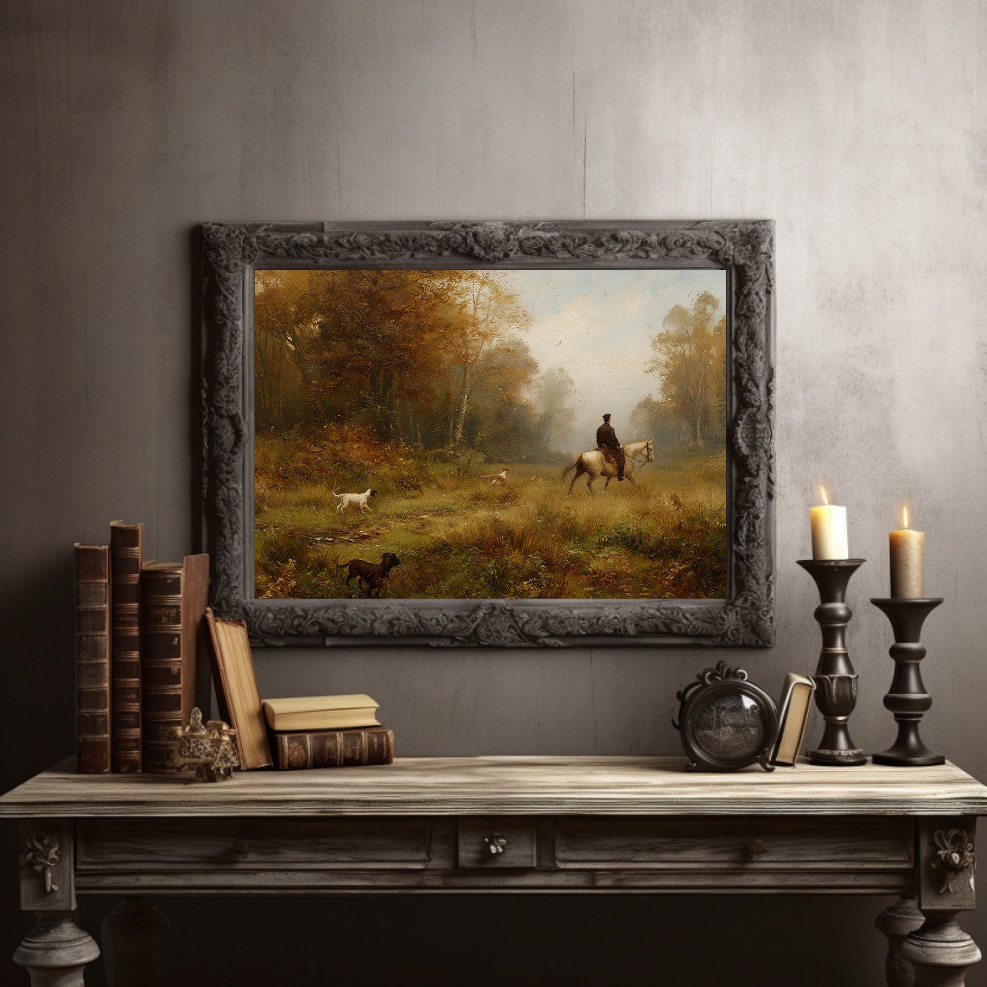 The Huntsman Follows Autumn's Trail