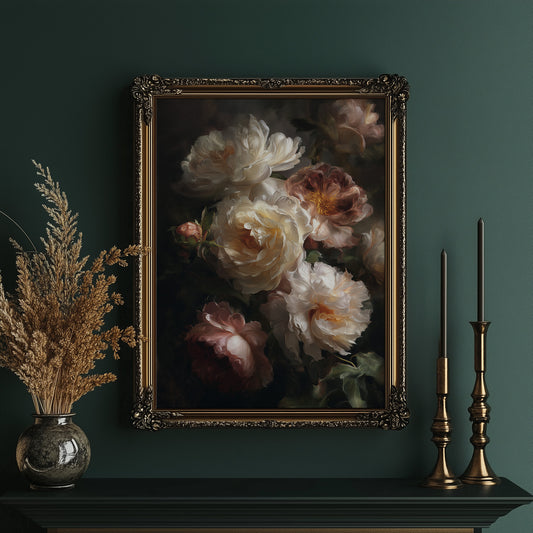 When Silk Petals Hold Candlelight