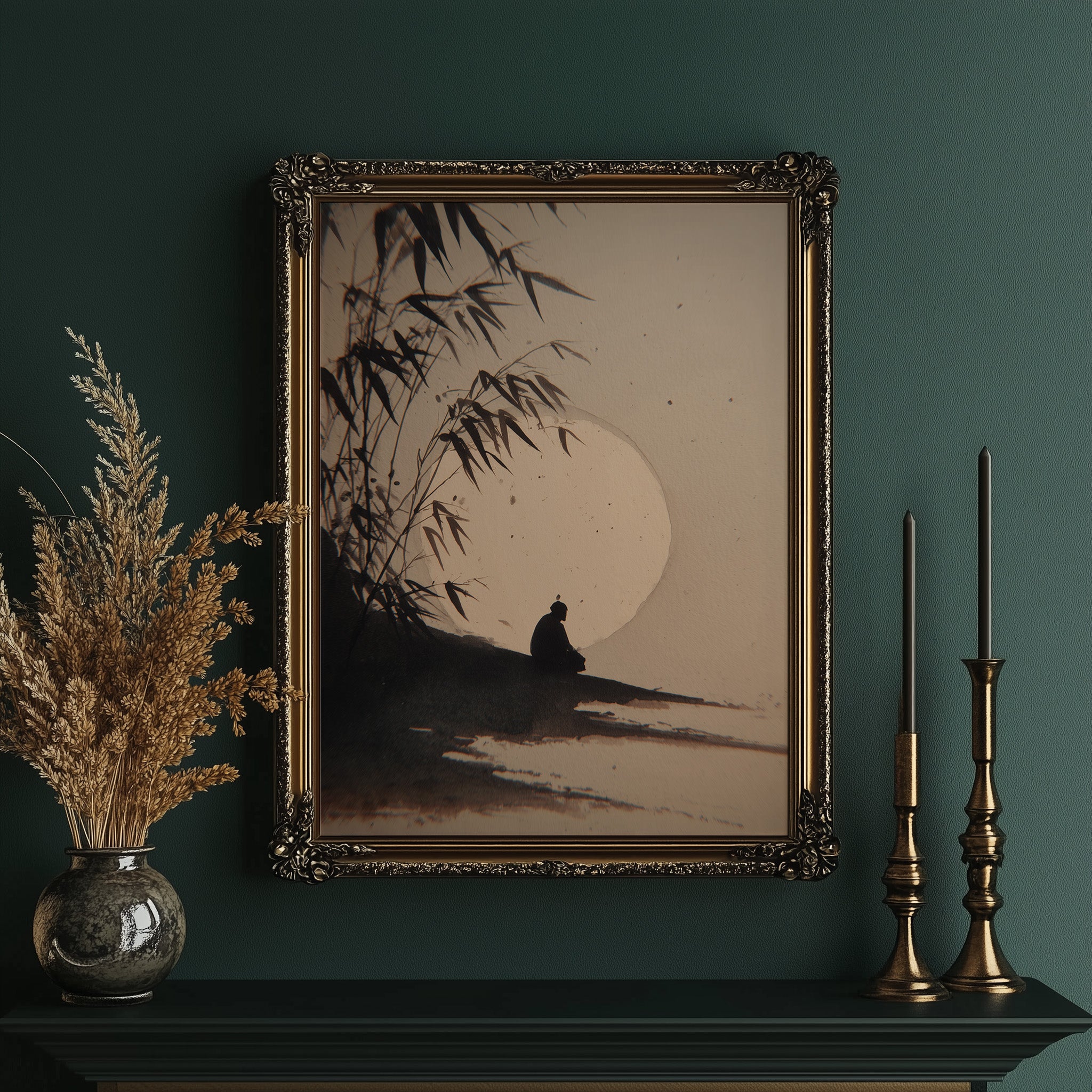 Stillness Beneath The Bamboo Moon