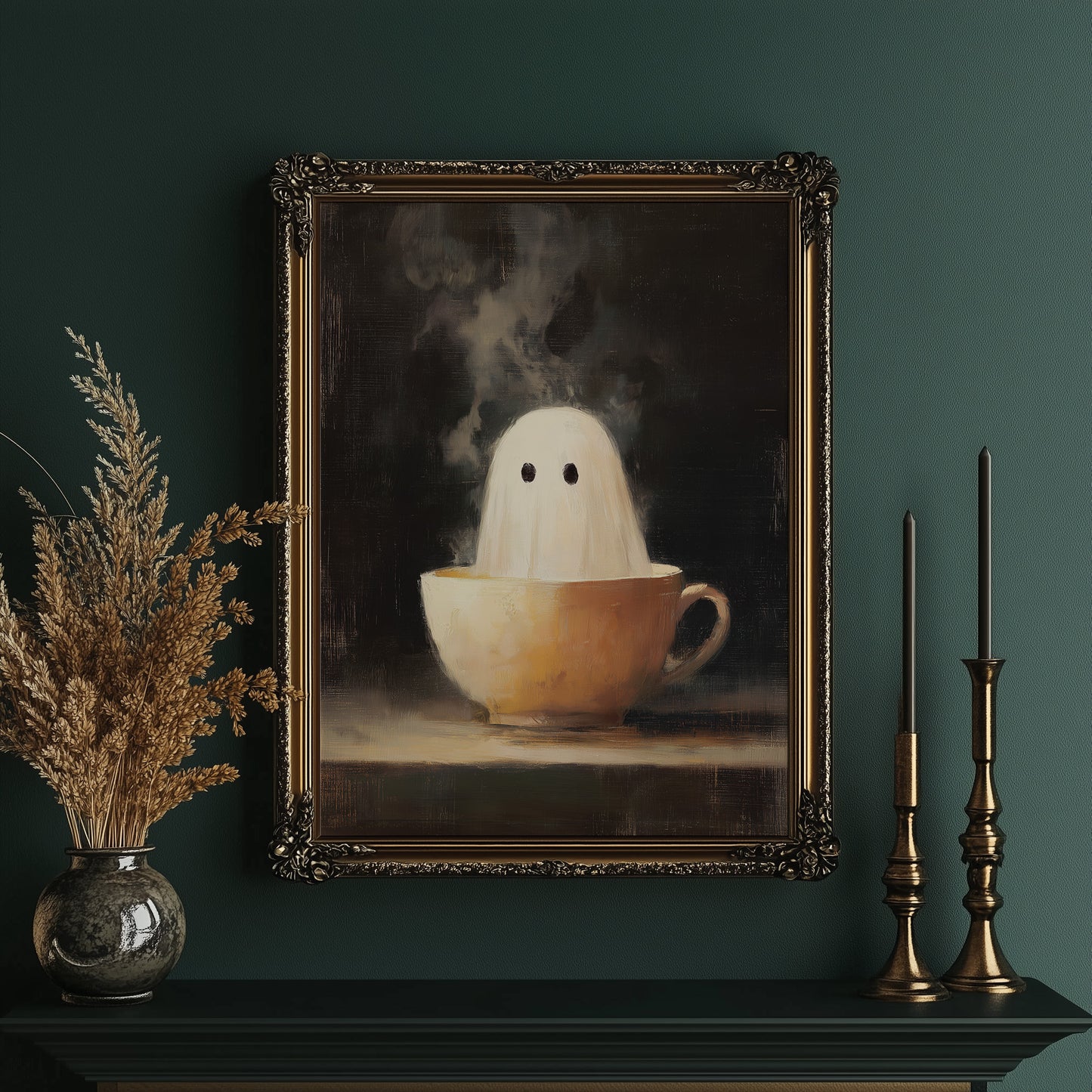 Ghost Finds Warmth In Teacup
