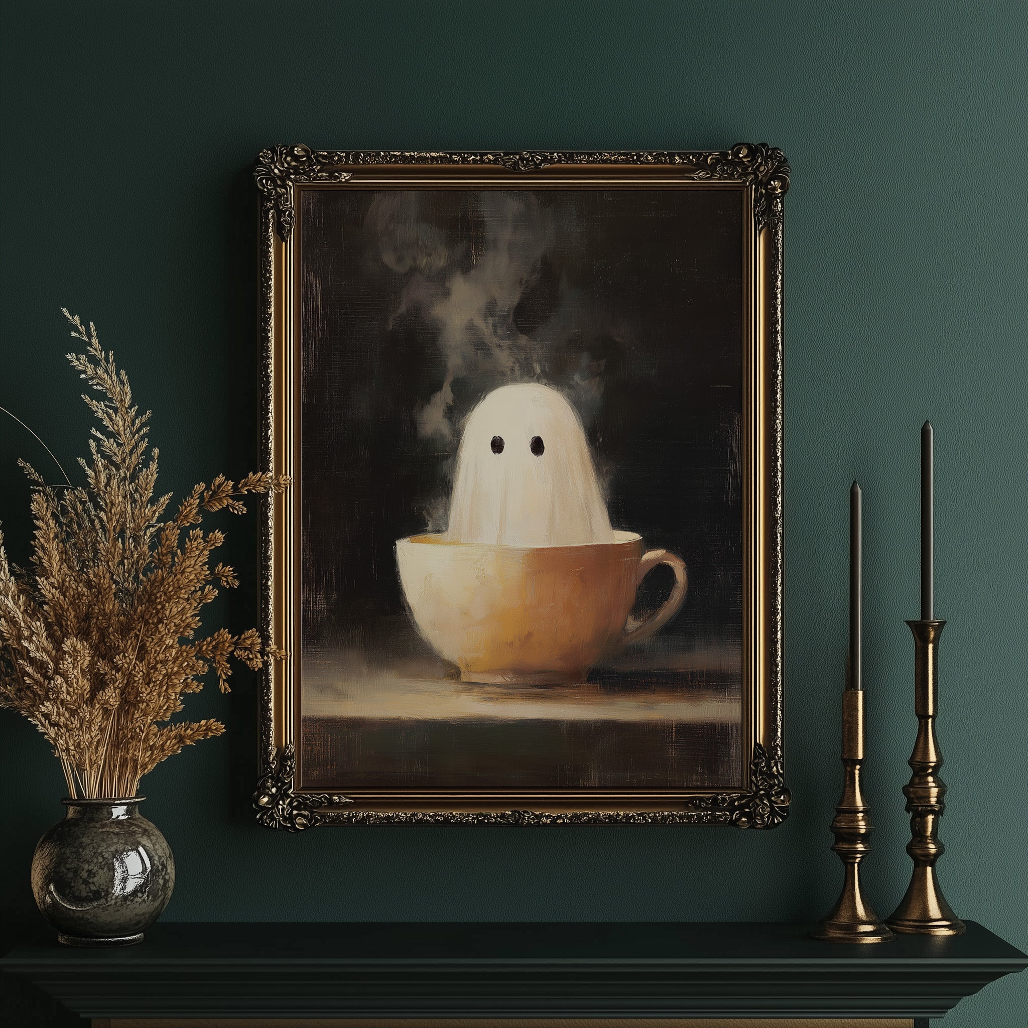 Ghost Finds Warmth In Teacup