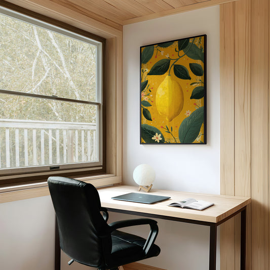 Golden Lemon Hangs In Honeyed Air
