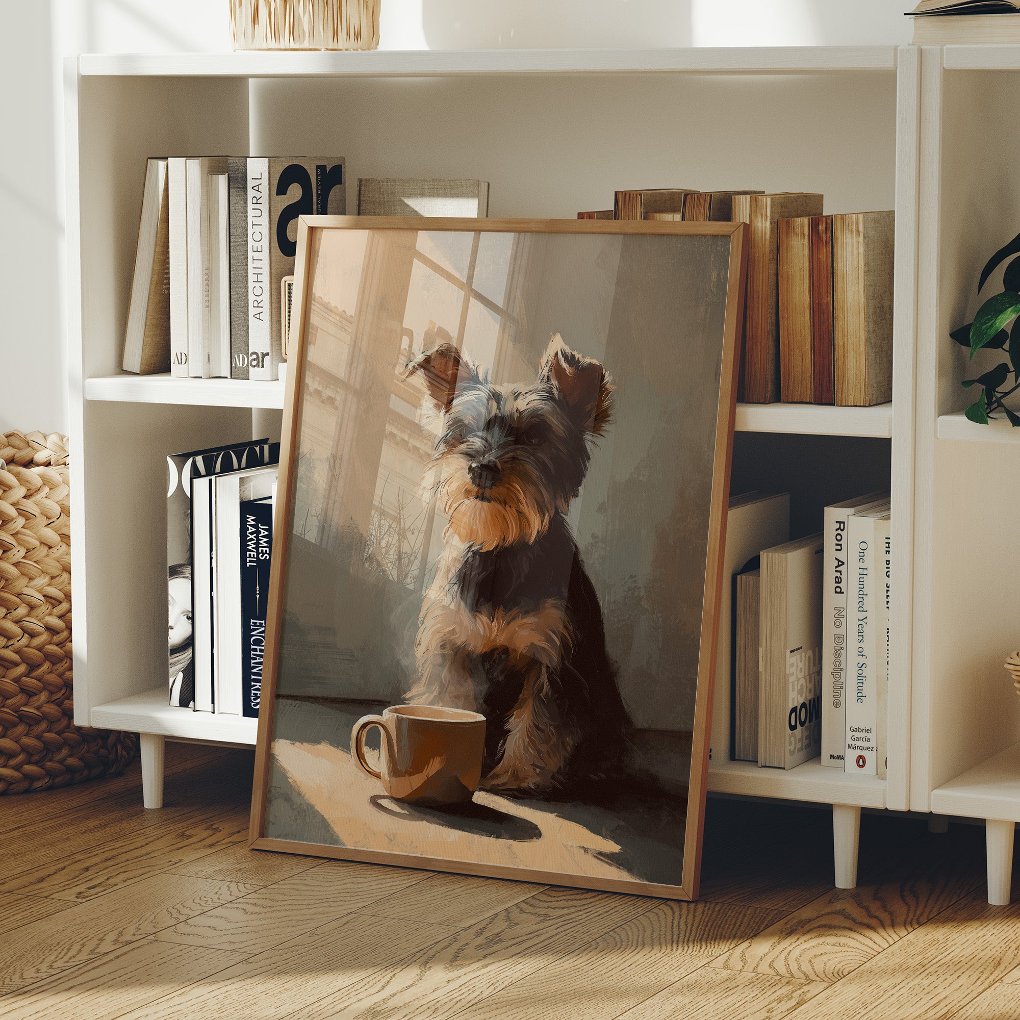 Morning Ritual With Furry Companion