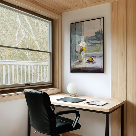 Morning Stillness On White Linen