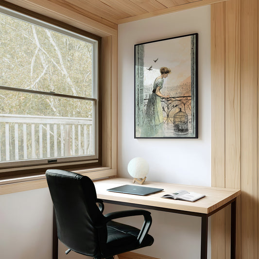 Morning Opens The Birdcage Door