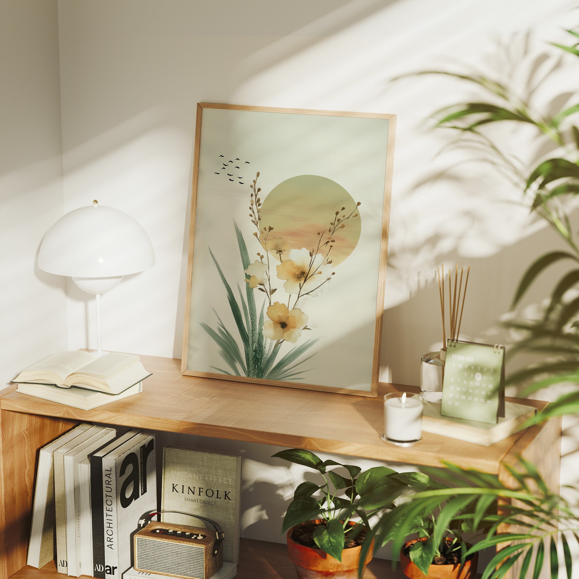 Golden Petals Chase Morning Light