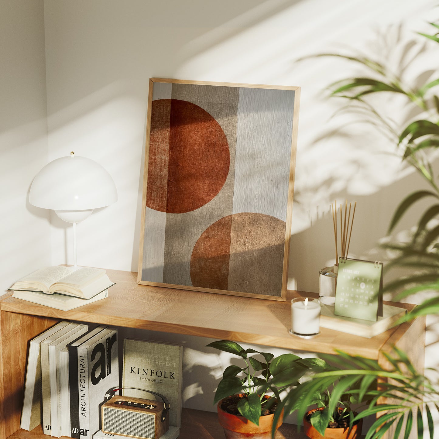 Terracotta Circles Dance At Dusk