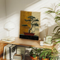 Birds Rest On Ancient Bonsai Branches