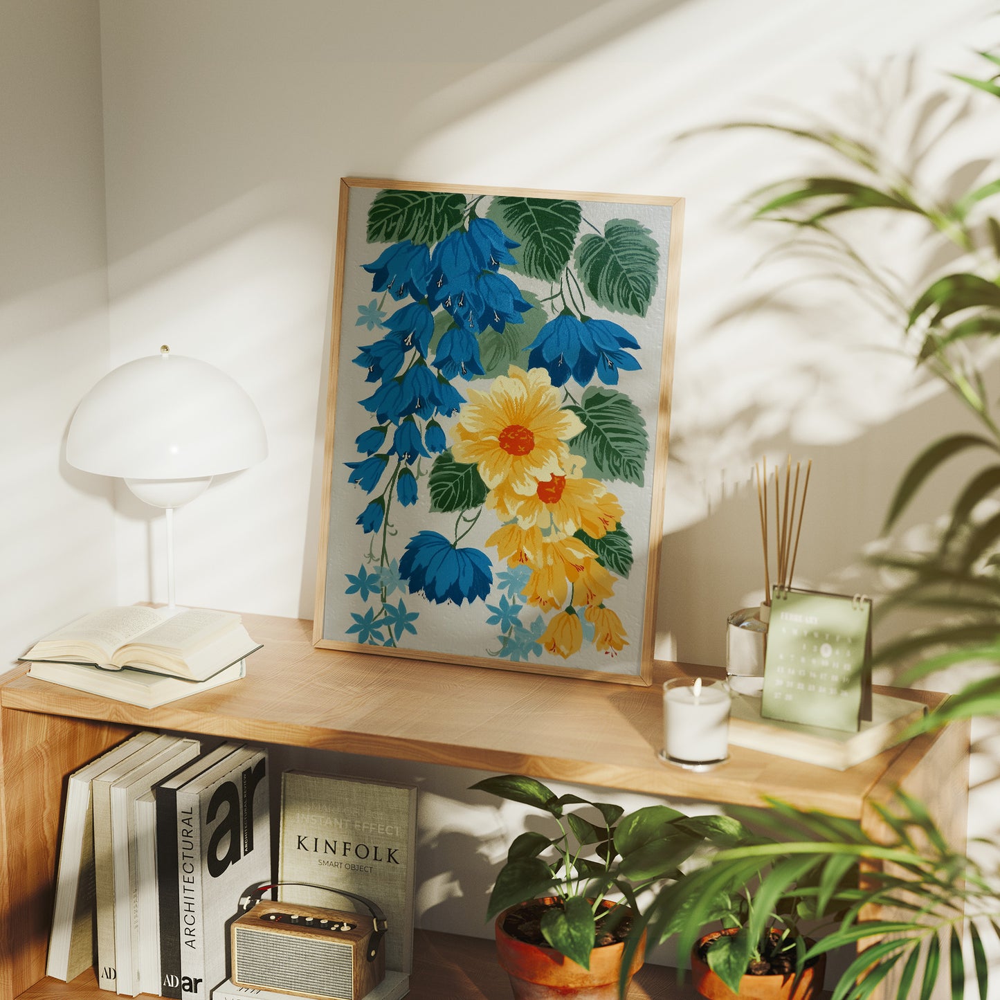 Blue Bells Dance With Golden Sun