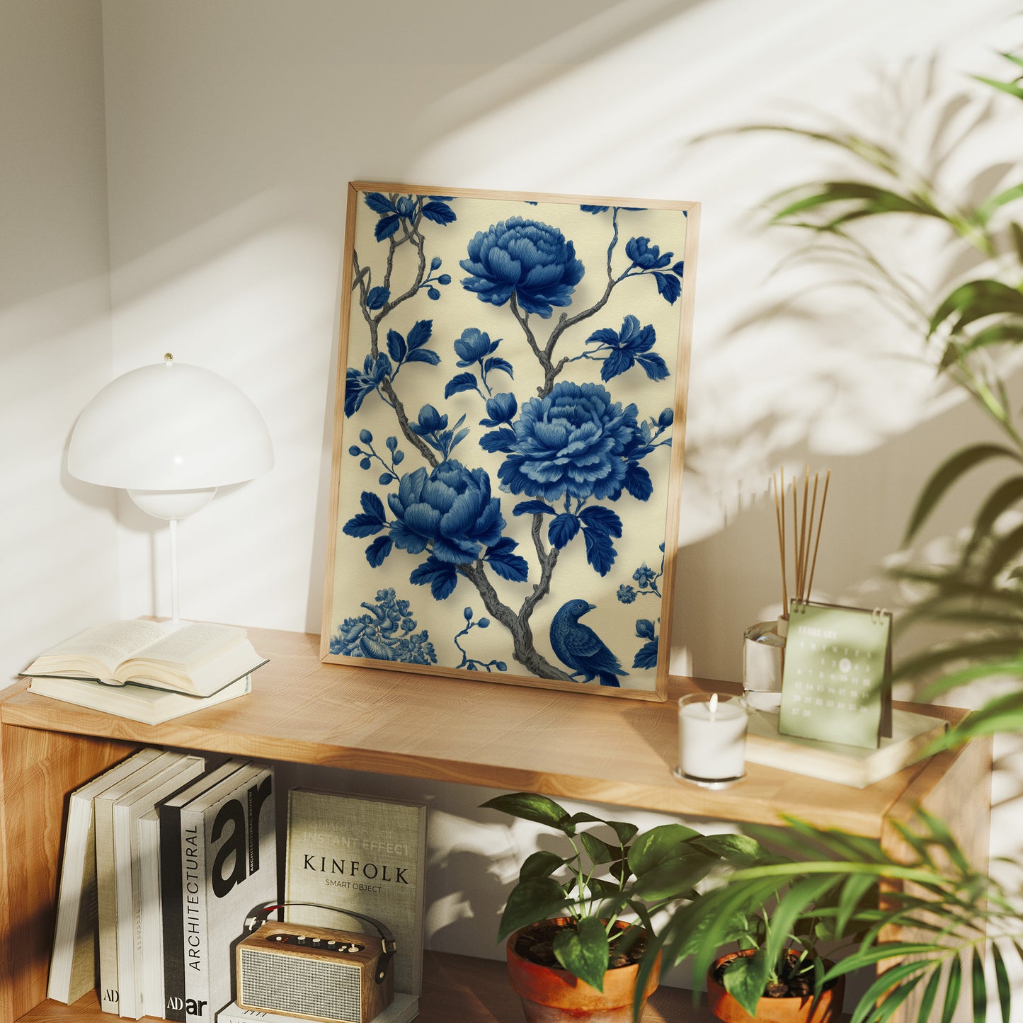 Blue Peonies Tell Ancient Stories