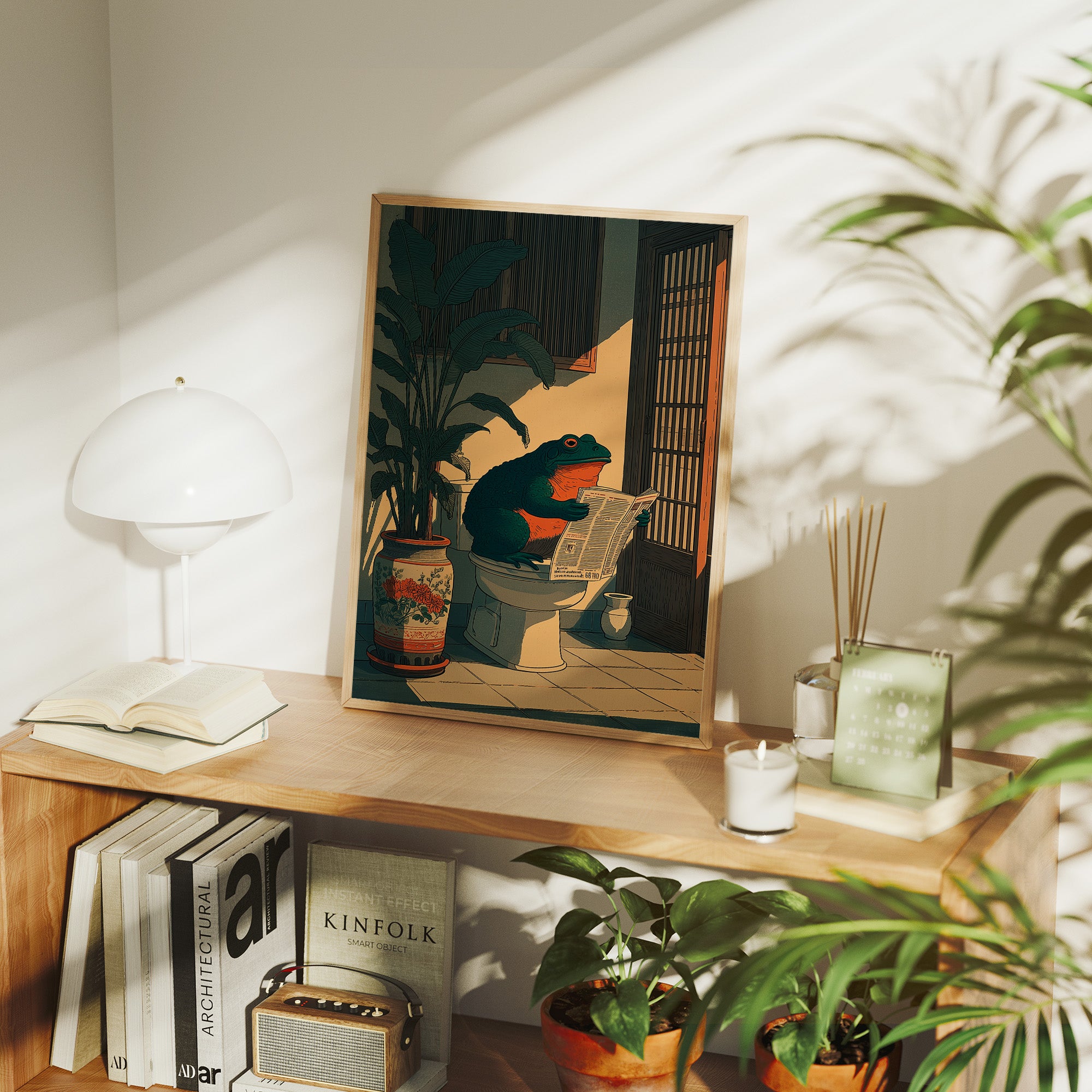 Wise Toad's Morning Paper Ritual