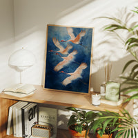 Dancing Cranes Paint The Sky