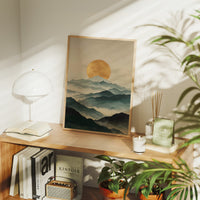 Misty Peaks Chase Golden Dawn