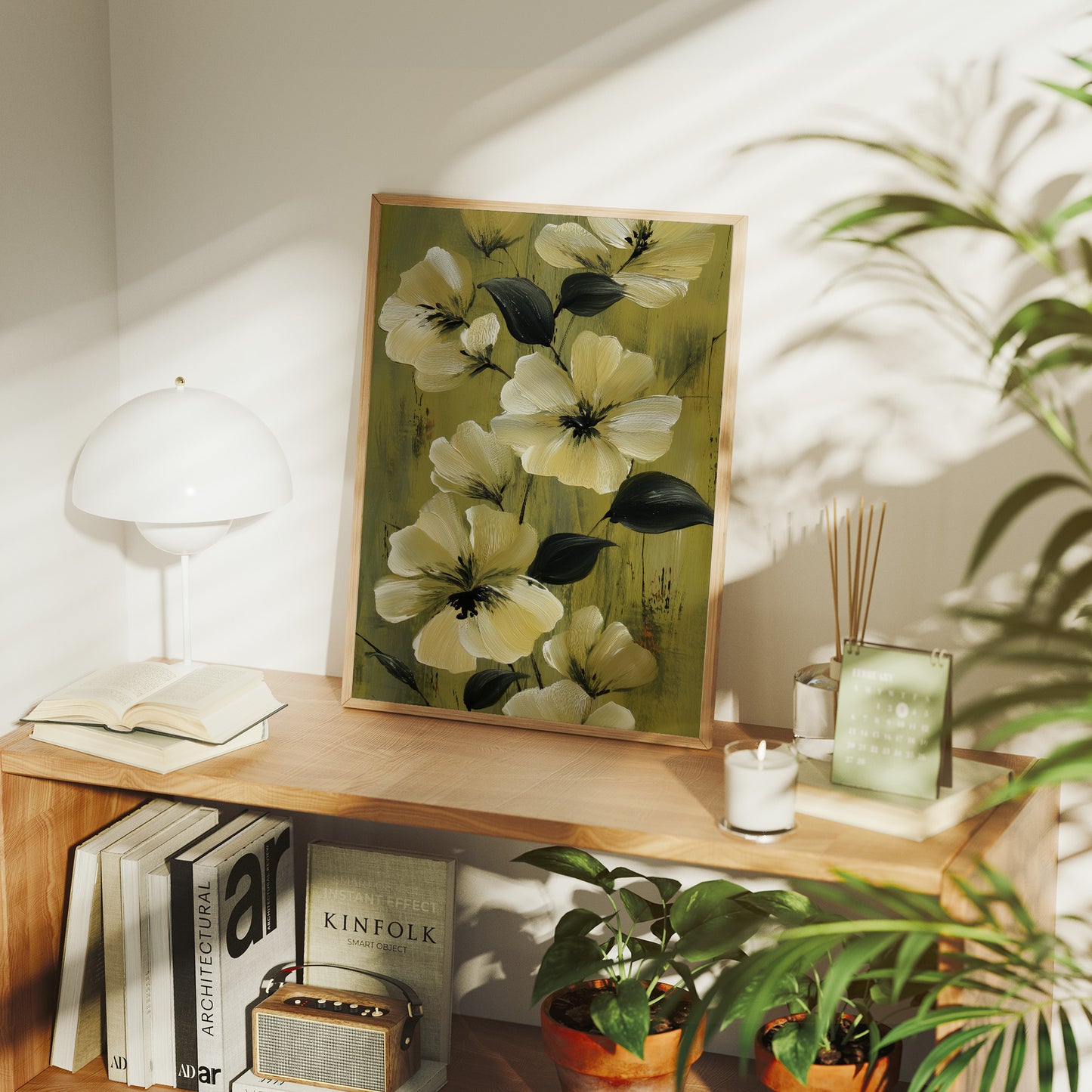 Olive Gardens Meet Ivory Petals