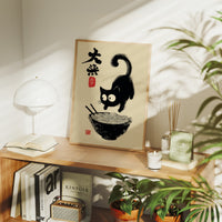 Curious Kitten Discovers Noodle Magic