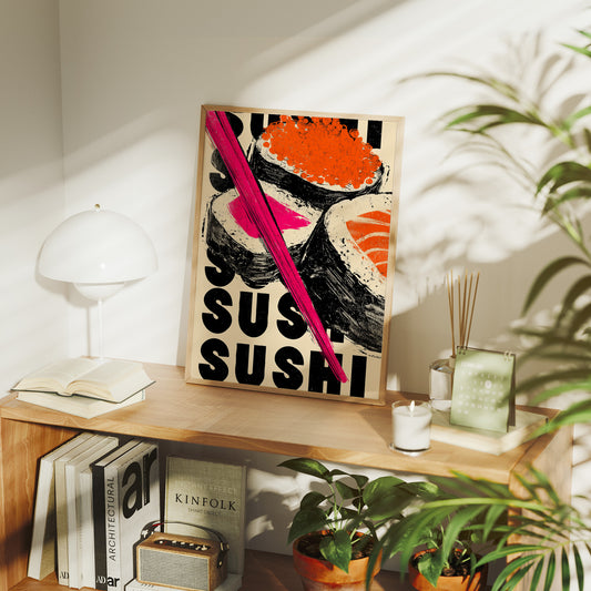 Bold Flavors Dance In Pink Light