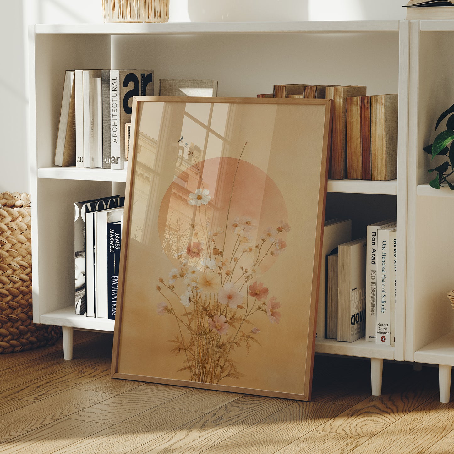 Morning Sun Kisses Wild Cosmos