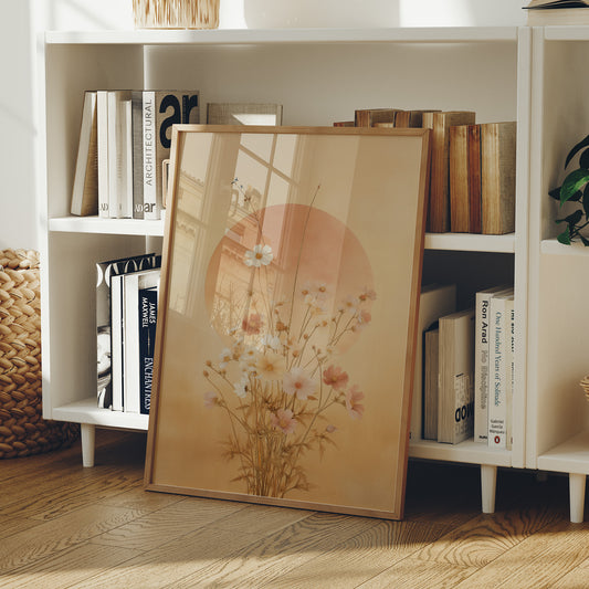 Morning Sun Kisses Wild Cosmos