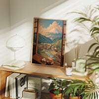 Morning Coffee Views Mount Fuji