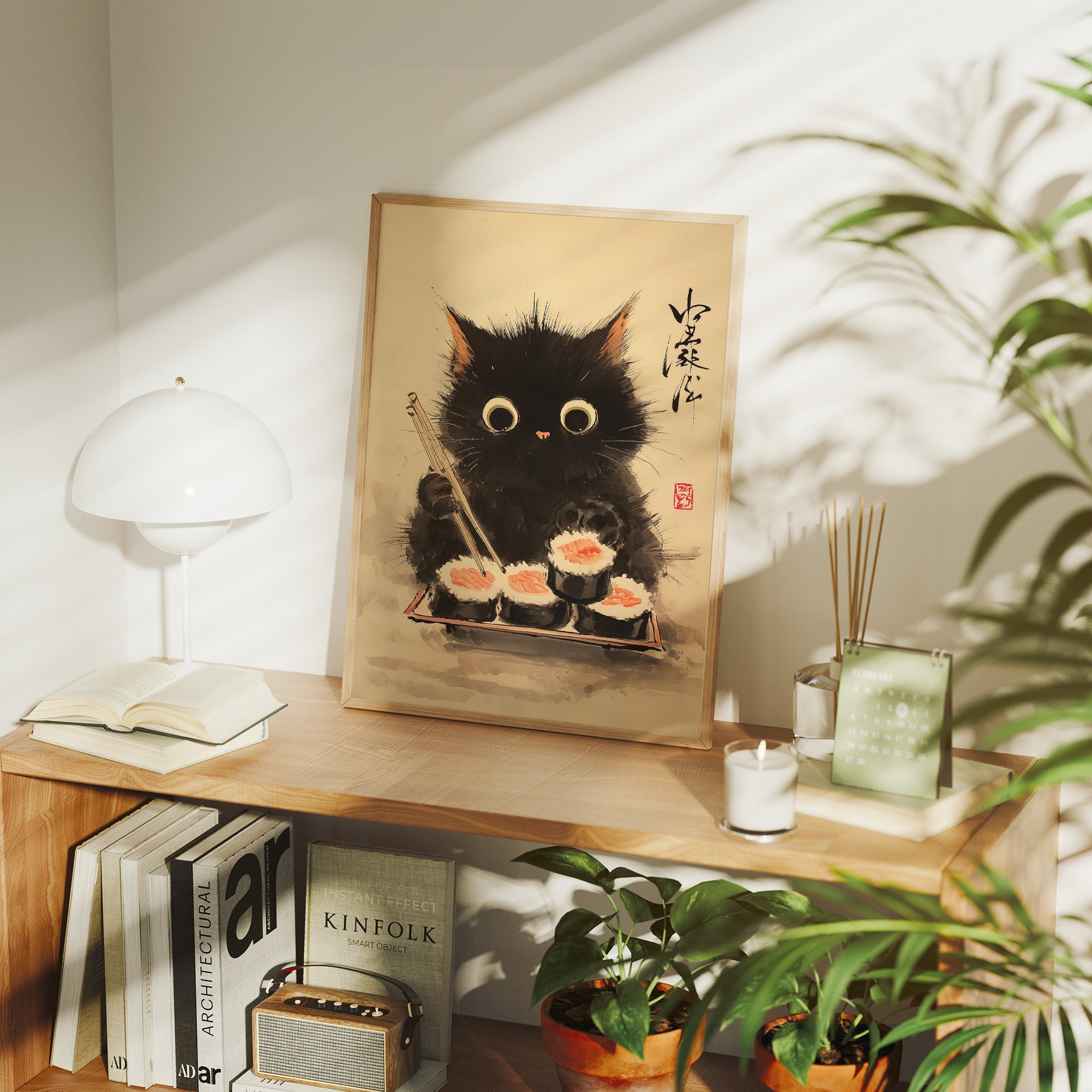 Sushi Cat Dreams Of Midnight Feasts