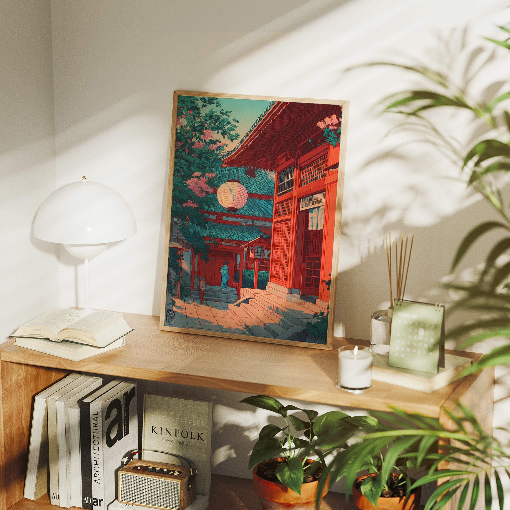 Lanterns Guide The Temple Path